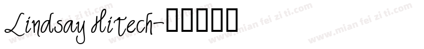 Lindsay Hitech字体转换